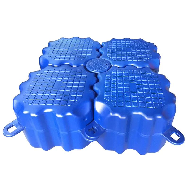2023 Hot Sale Modular HDPE Plastic Cube 500* 500*400Mm Floating Dock Pontoon Inflatable Amusement Platform Jet Ski Dock
