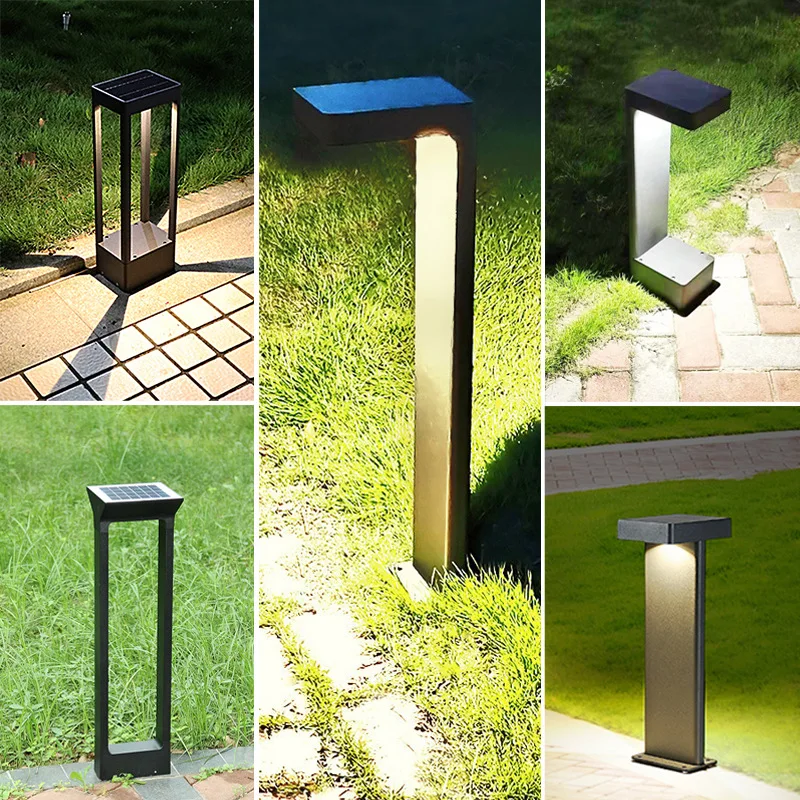 Waterproof and rust-proof solar lawn light Motion sensor LED light Square Park Villa Courtyard Hotel Clubhouse landscape light