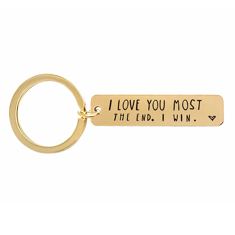 Couple Keychain I Love You Keychain for Boyfriend Girlfriend Husband Wife Keychain Gifts for Him Her
