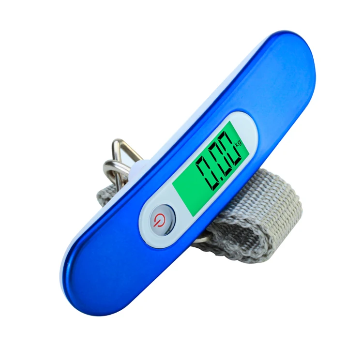 50kg Digital Weight Machine Portable Handheld Hanging Travel Luggage Scale