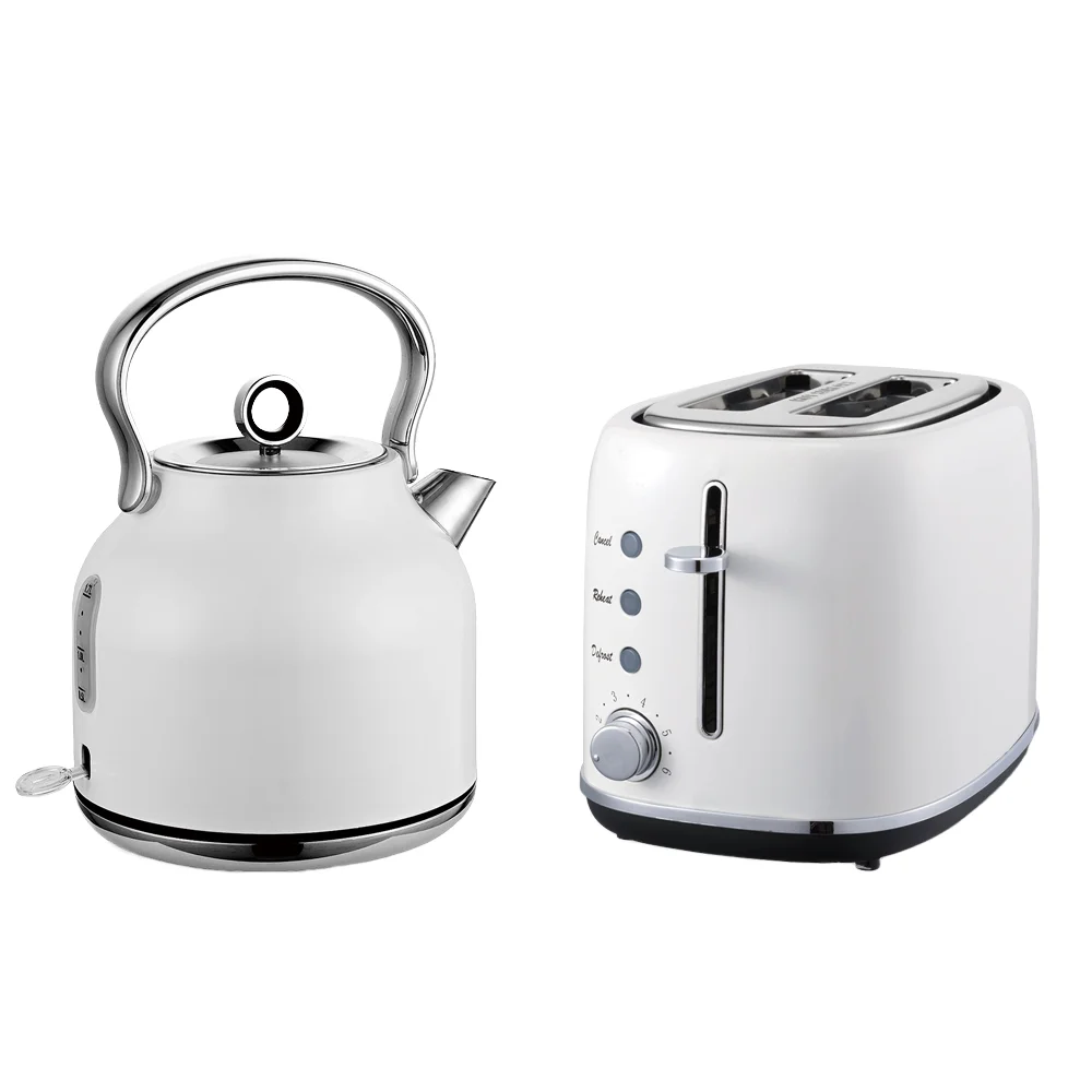 China Supplier Kettle Electric Home Appliance Sets Retro Toaster for Kitchen