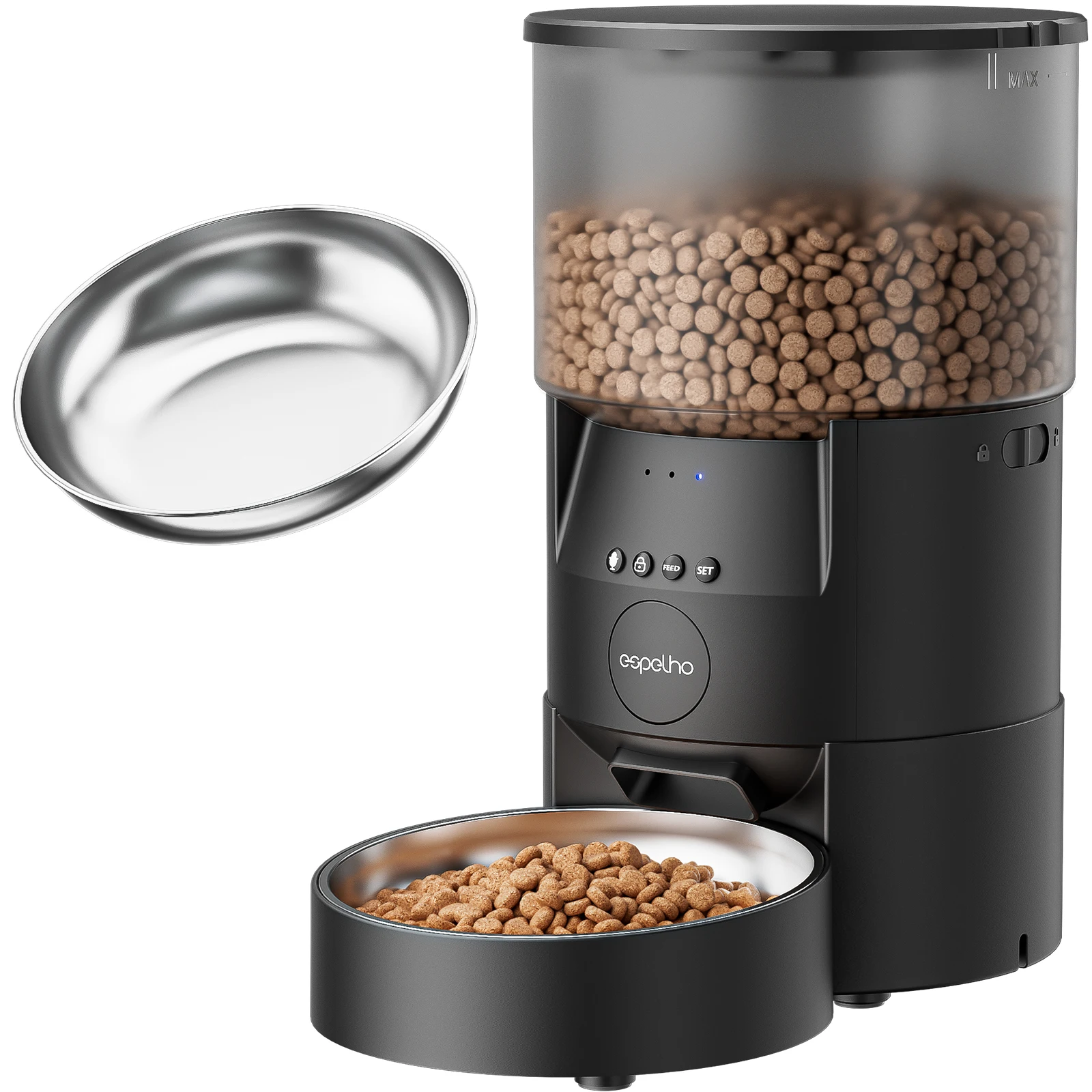 Smart Automatic Cat Dog Pet Feeder Food Dispenser Puppy Dog Stainless Food Pet Auto Bowls & Feeders For Dogs Pets Cats