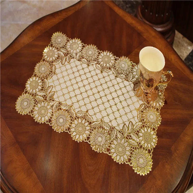 vinyl oval lace doiles