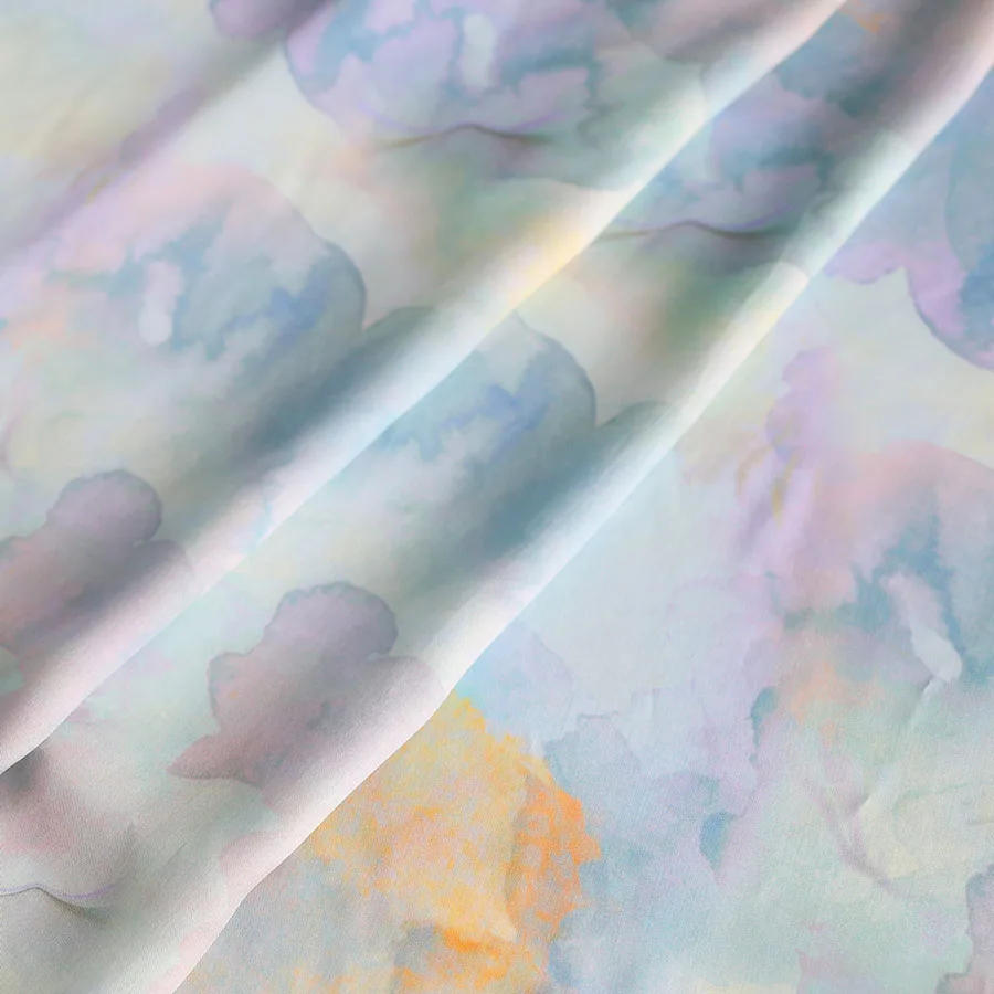 High quality Custom digital print on 100 tencel woven twill fabric for dresses