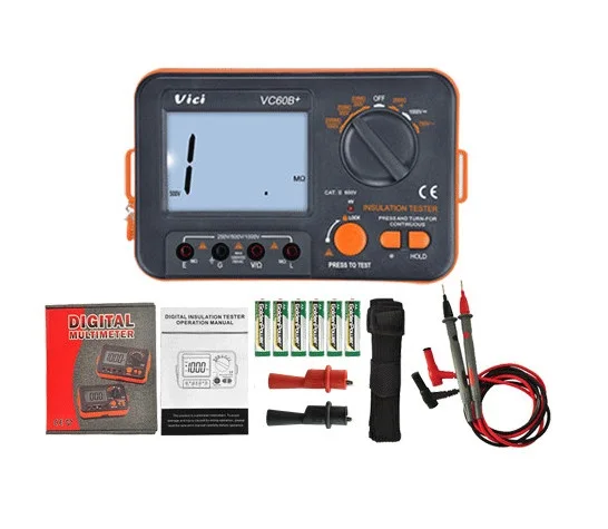 VC60B+ Electrical Digital Instrument Isolation Megger Tester