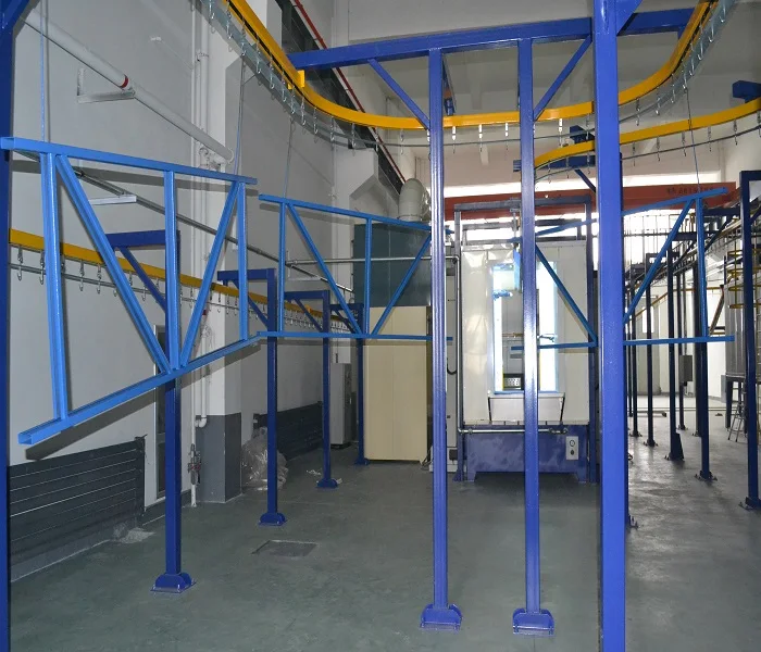 
Steel profile powder coating line automatic powder coating line system 