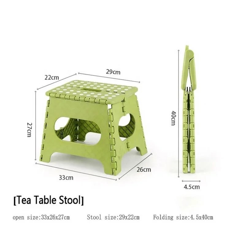 Ladder Folding Step Stool Plastic Folding Stool Great for Kitchen Bathroom Kids or Adults