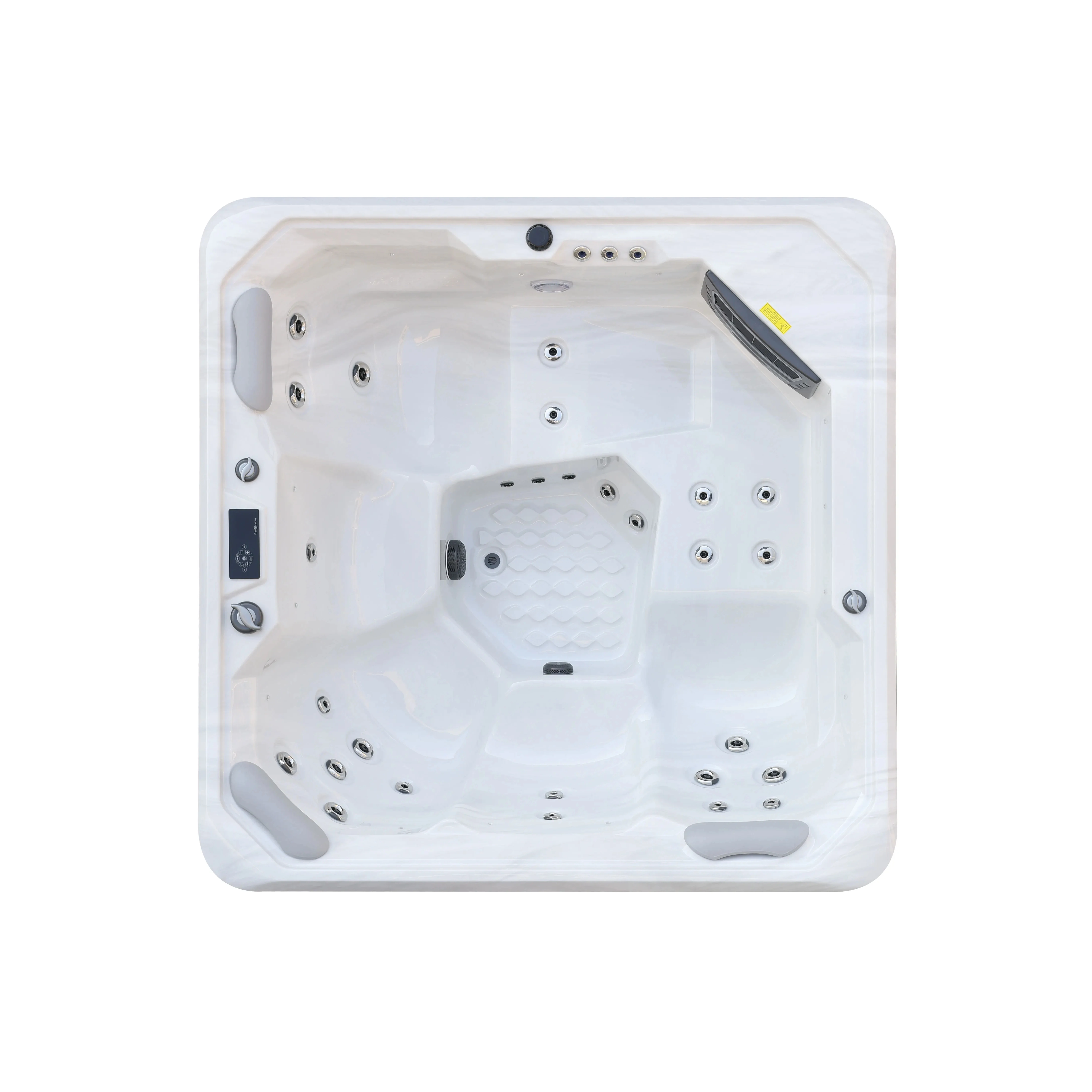 China Factory 5 Person Outdoor Whirlpool Spa Hot Jacuzzier Bathtub with Air Massage 2m Length Wholesale Supplies hottub