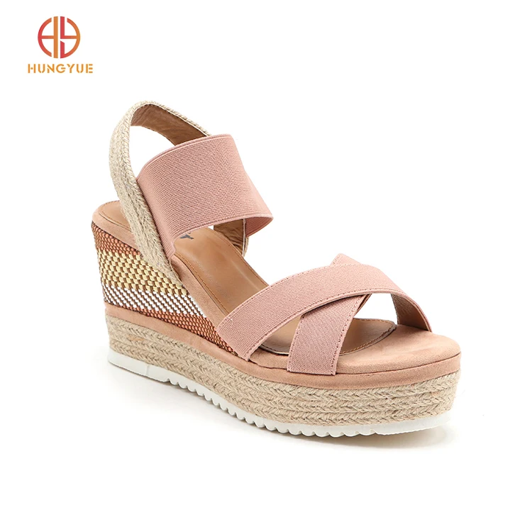 
2020 Wholesale Women Soft High Heel Platform cheap Sandals with factory Outlet 
