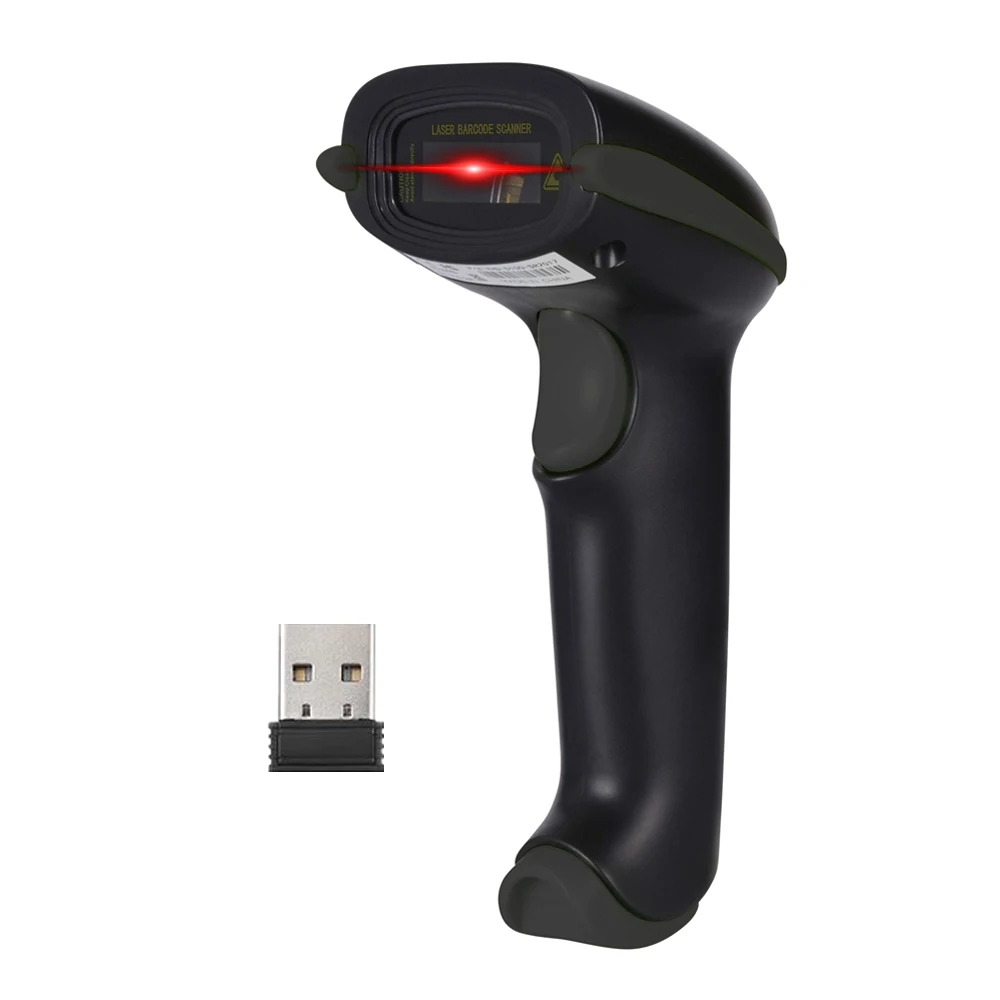 Adopted 2.4G Wireless Technology 1D Wireless Laser Barcode Scanner Good Quality