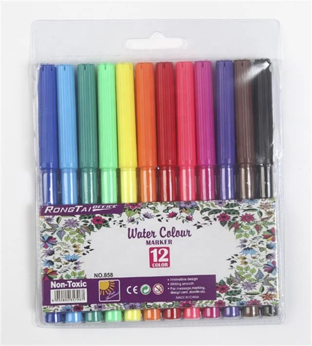 Classic watercolor pen set thin rod multi-color can be used as conventional watercolor pen