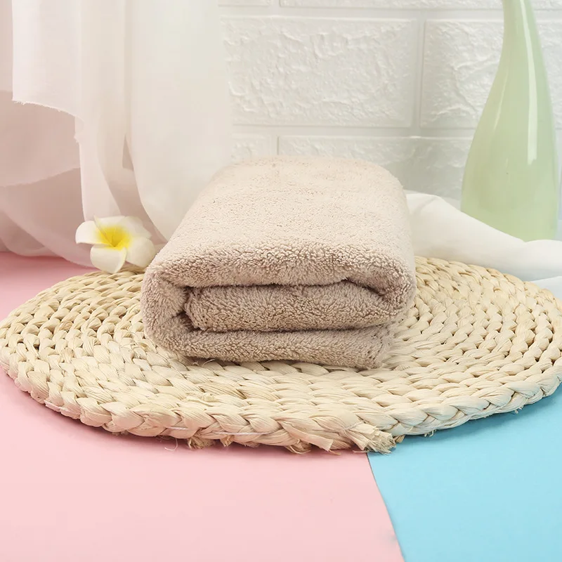 High Quality Custom Logo Edgeless Microfiber Bath And Shower Hand Towel for home spa sport