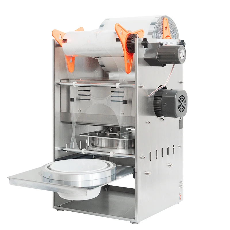 Bowl Sealer Plastic Fast Food Box Sealing Machine / Customization Size Food Tray Fresh-keep Box Heating Sealer