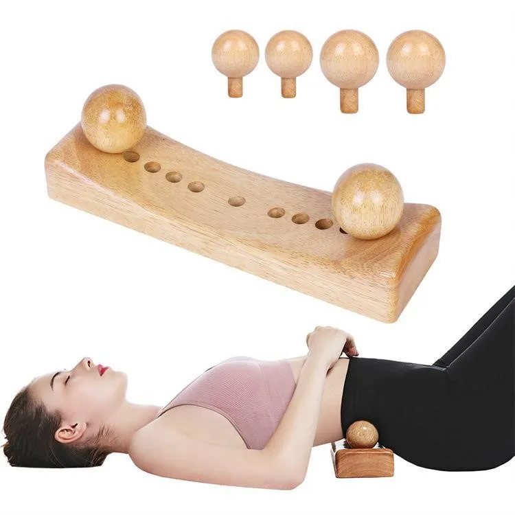 Triggers Points Physical Therapy Wood Chiropractic Adjustment Tool Psoas Muscle Release Deep Tissue Masaj Aleti