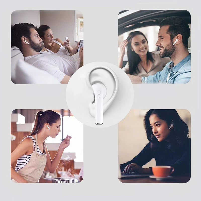 BT 4 2 СПЦ i7s беспроводные наушники i8 Bluetooth с зарядным чехлом устройством для iphone XS Max