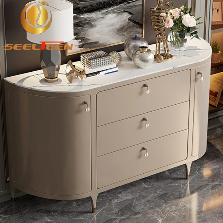 Wholesale Low MOQ Design Sideboard Buffet Table Luxury Console Table