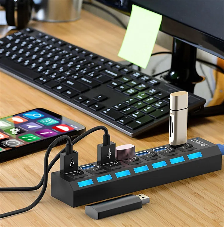 Usb-концентратор 2 5 мм 25 разветвитель inteligente c 4-портовый разъем divisor 4 порта usb3 3 0 концентратора несколько