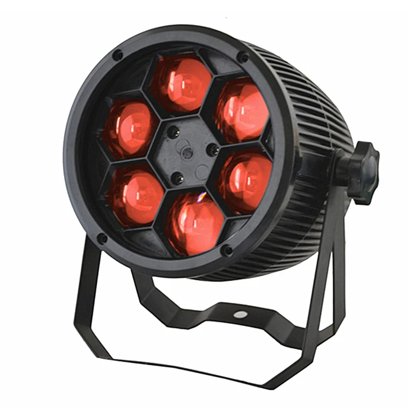 high quality six bee eye led par can light with zoom for dj party