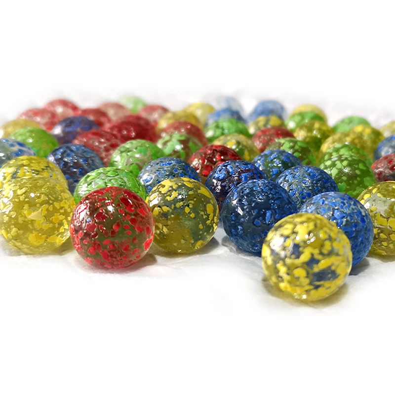 Wholesale glass ball clear single color double color winding glass ball