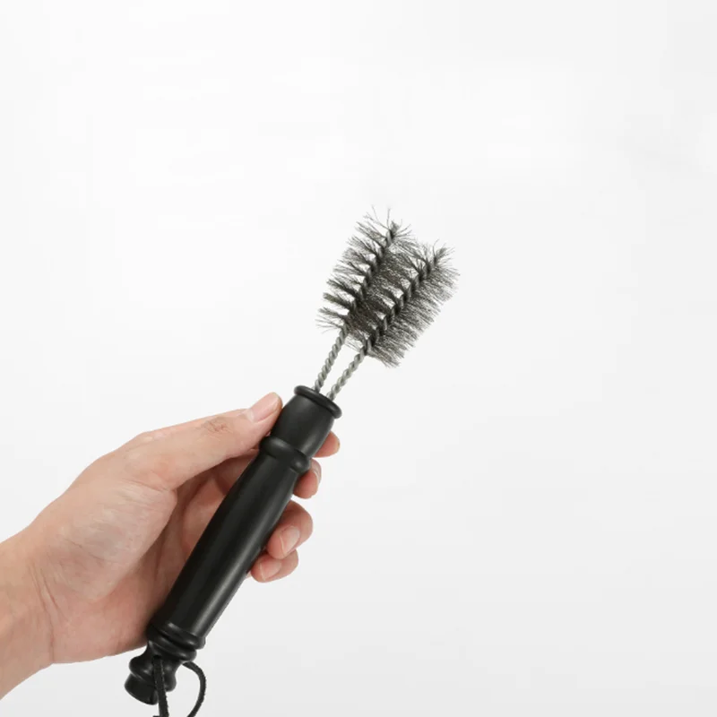 Professional Barbecue Kit Stainless Steel Brushes Cooking Tool With Handle Grill Cleaner Cleaning Brush