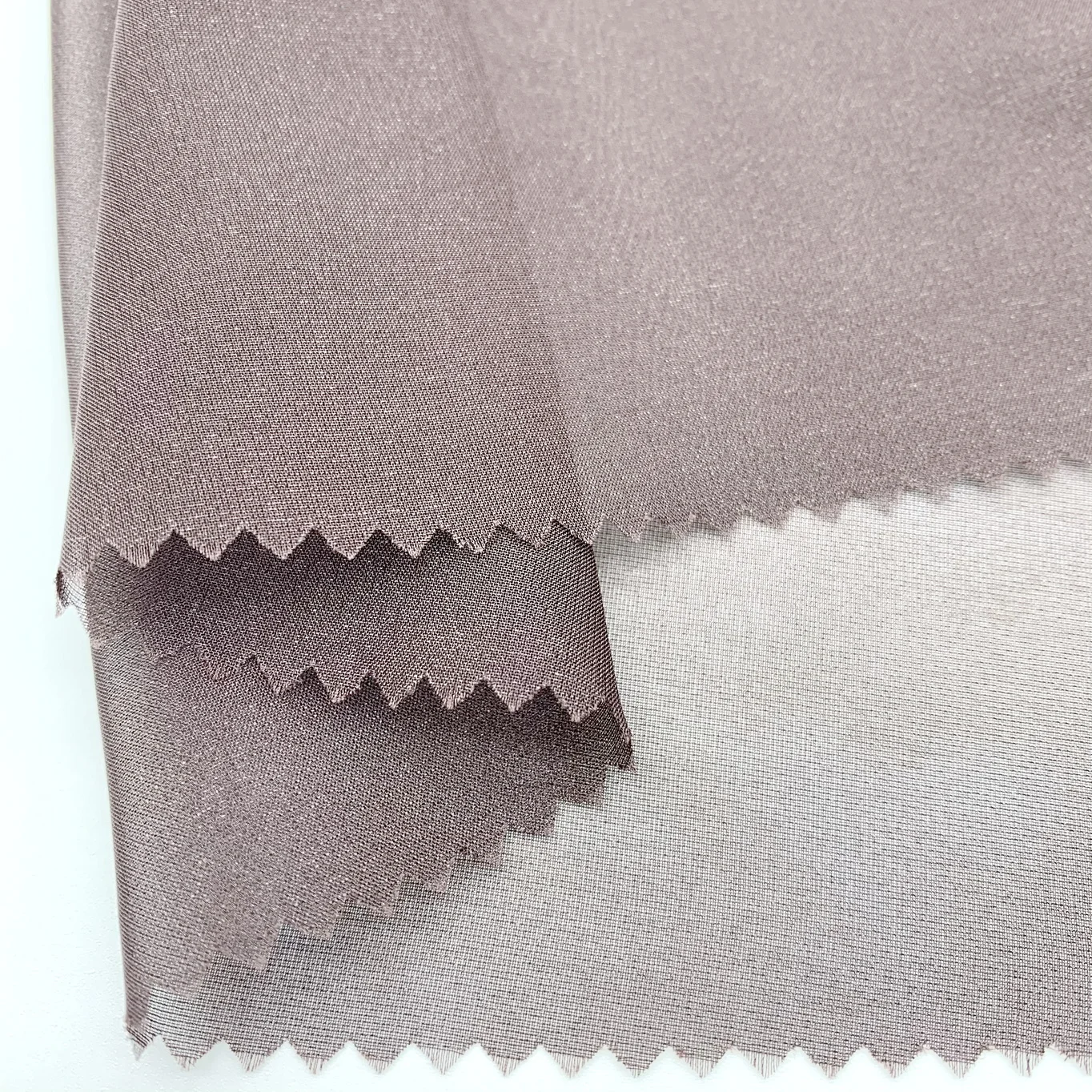 High quality shiny 100% polyester diamond fiber translucent plaid chiffon fabric for shirt