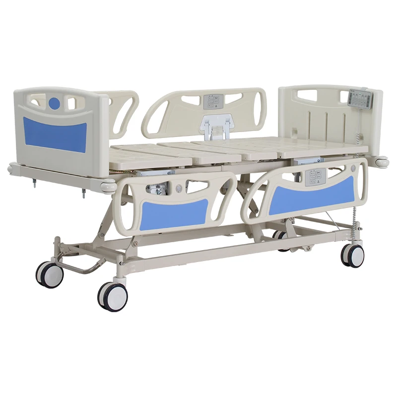 electric bed 5 function icu icu electric hospital bed medical equipment with cpr cardiac vascular function