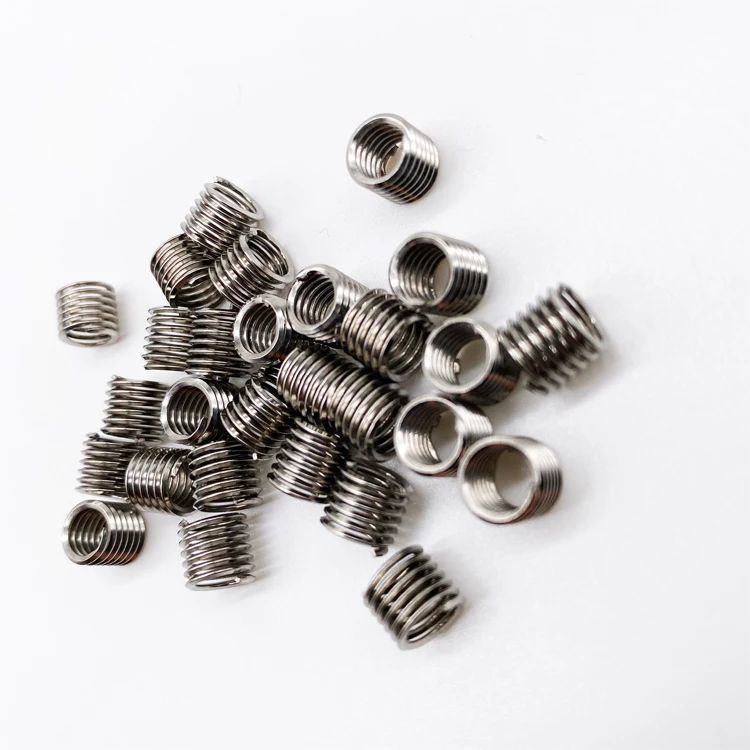 302 Stainless Steel M6 M8 M10 Tangless Wire Thread Insert For Metal