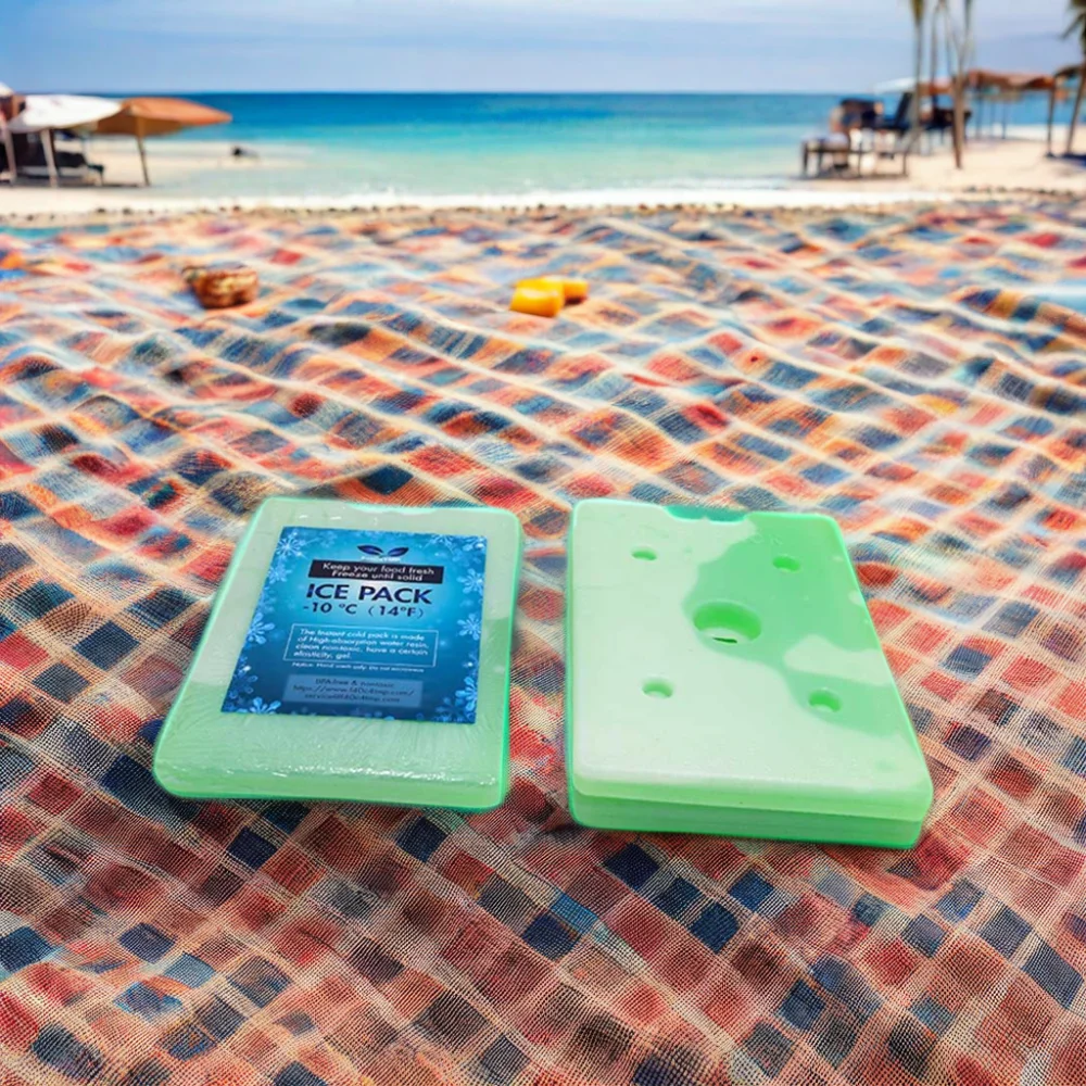 Оптовая продажа 1000 мл большой пакет для льда из ПНД и ПНМ с фазовым изменением логистики холодовой