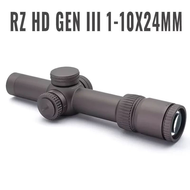 Оптовая продажа охотничьих принадлежностей RZ HD GEN III 1-10X24 FFP 34 мм первая фокальная плоскость С EBR-9 регулировкой с полной маркировкой