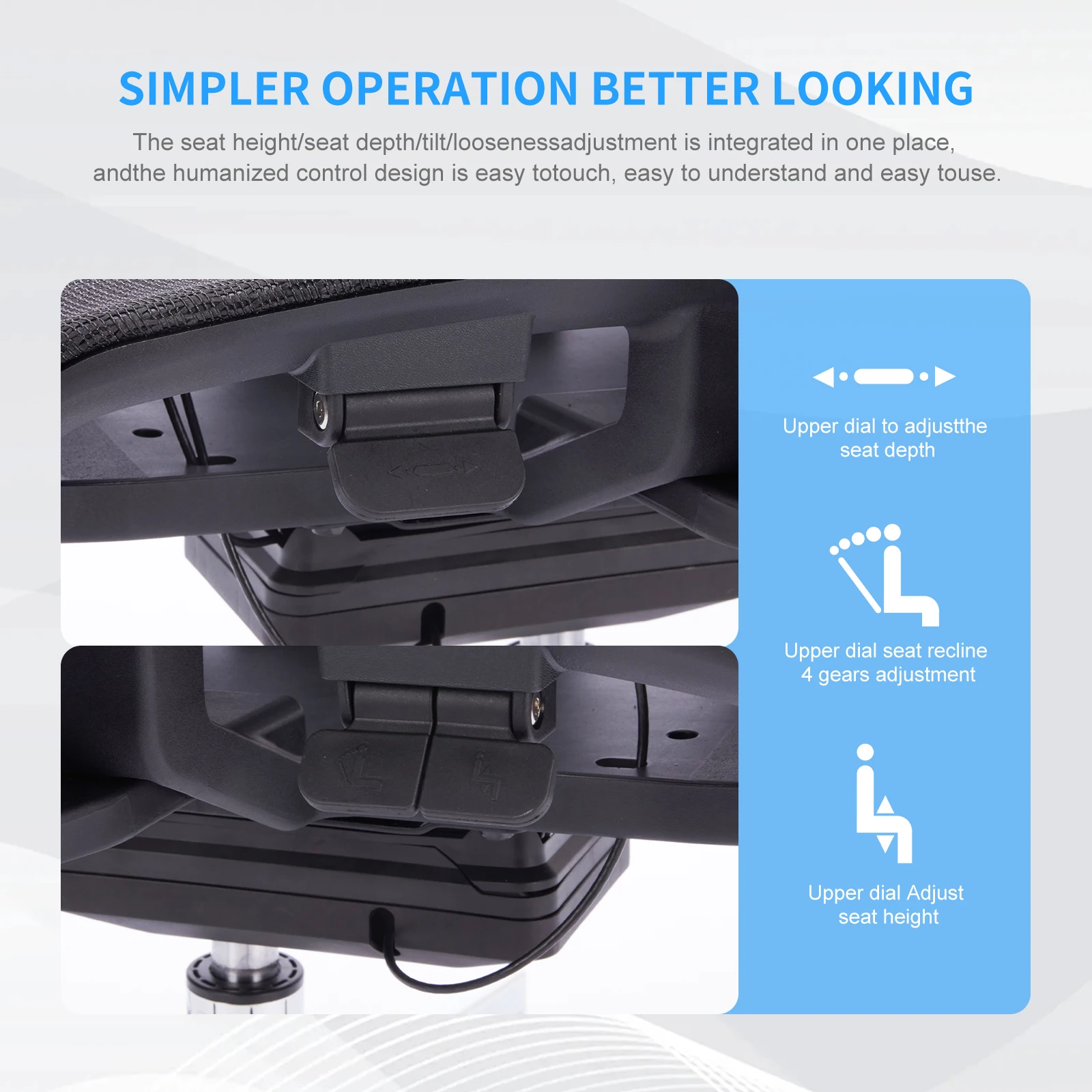 Herman Miller Embody Modern Luxury Ergonomic Office Chair with Mesh Backrest Computer Chair