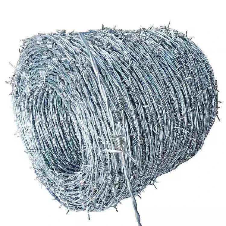 2023 High Quality Barb Wire Price Per Roll / Galvanized Barbed Wire For Farm Fence