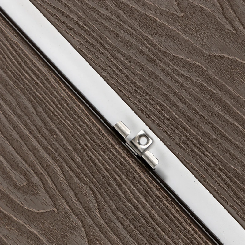 2024 New Style 3D Embossing Normal european sun-proof outdoor exterior High Performance heat-mitigating solid wpc decking panel