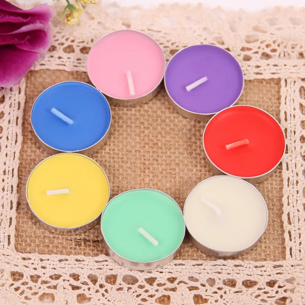 Custom Factory Long Lasting Mini Smokeless Tealight Candles For Dinners Parities Home Decoration Wedding