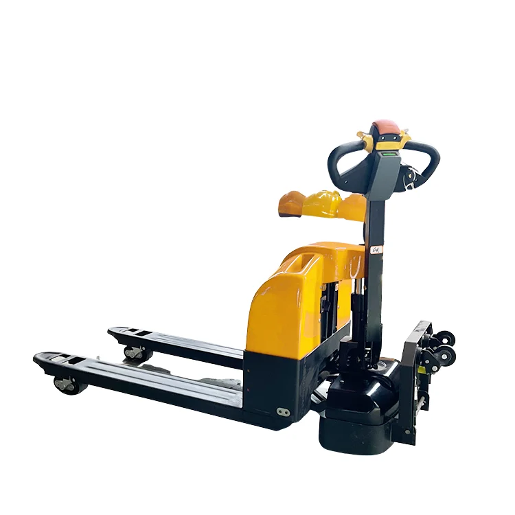 Electric Stacker Stacking Forklift Batteries Lift Hand Pushing for Lift Warehouse Goods