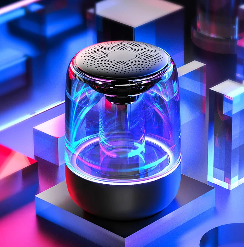 Colorful Outdoor LED C7 Speaker Audio Dropshipping Products Mini Speaker Portable Speakers With Smart Led Lighting