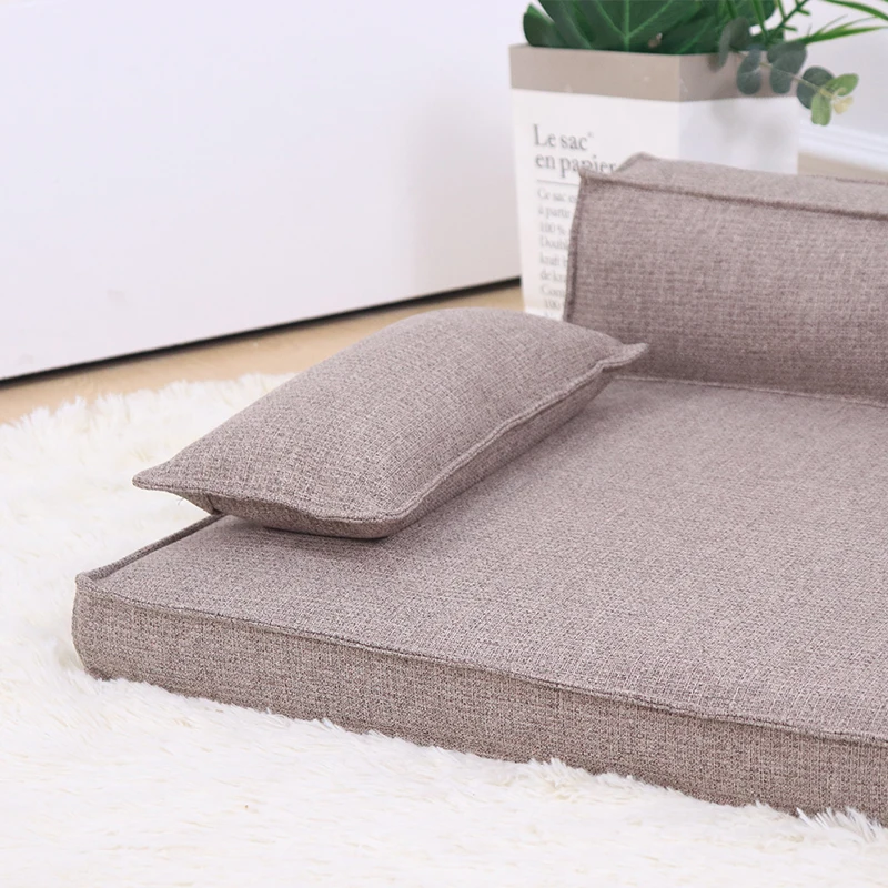 UFBemo диван для домашних животных Роскошная противоскользящая Водонепроницаемая кровать высокого класса ортопедическая поролоновая собак с подушкой