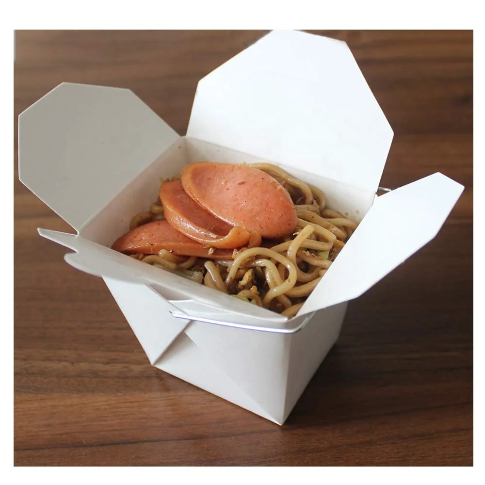 Party Favor Chinese Fast Take Out Box Top Eco-Friendly Containers Fast Leak Grease-Resistant Delivery Togo Food Packaging Boxes