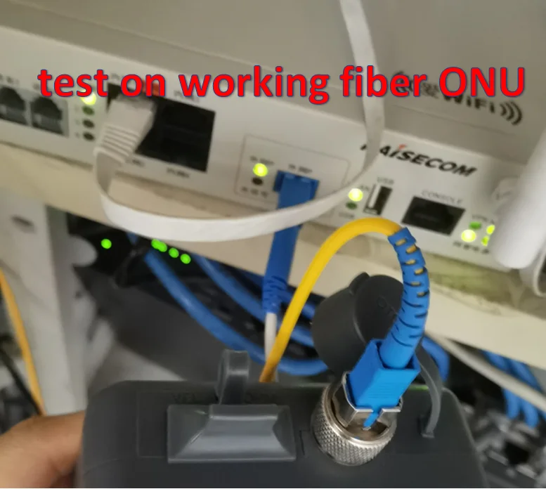 4 в 1 ручная сеть CATV оптоволоконная Мини OTDR FTTH для широкополосной
