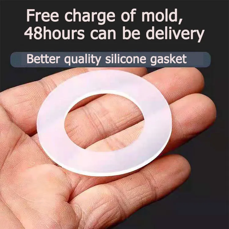 Wholesale Price Factory Customize High Temperature Silicone Flat O Ring Seal Gasket