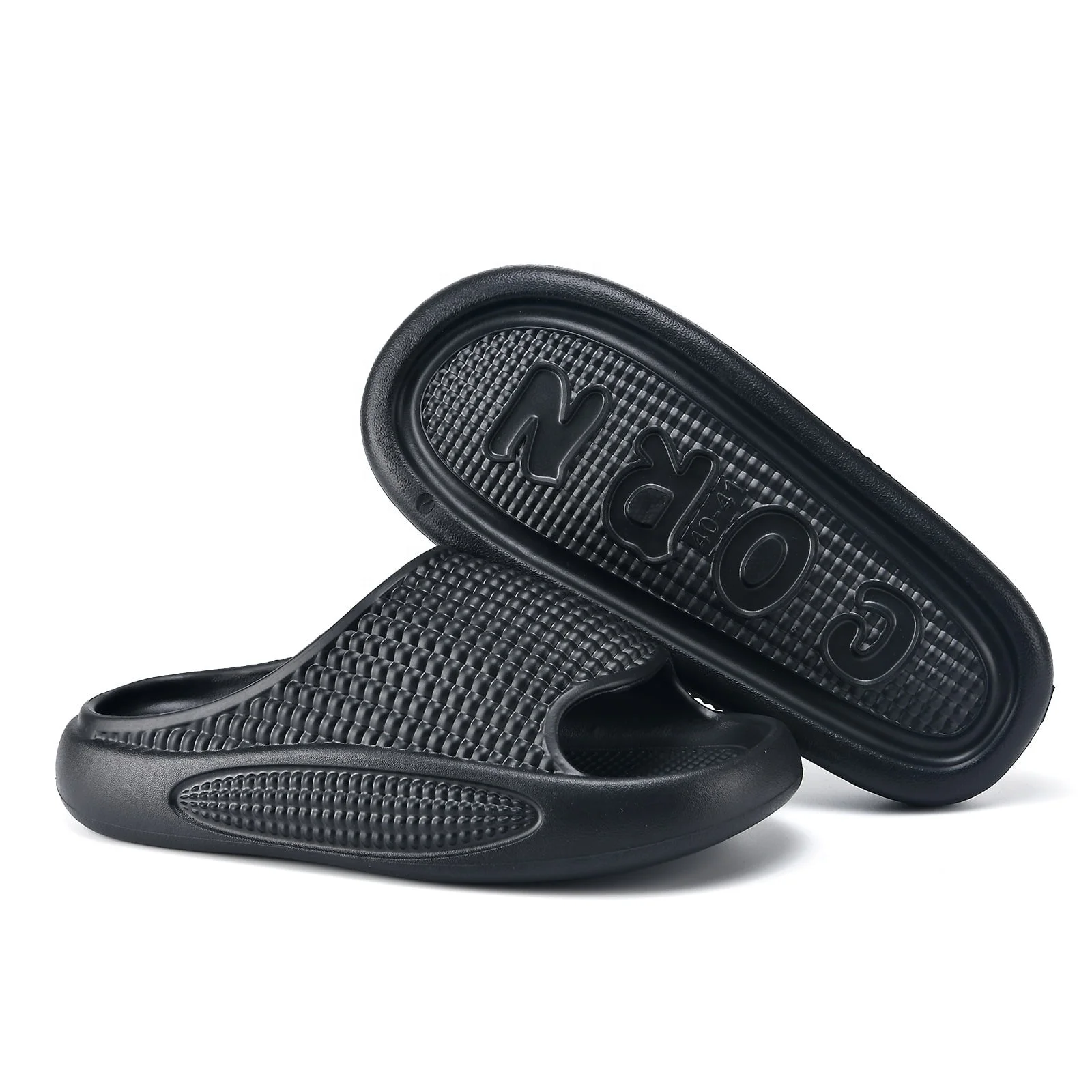 Olicom OEM Unisex Custom Designer EVA Slides Slippers Custom Sandals Corn Slides Soft Mens Beach Slippers Custom Slides