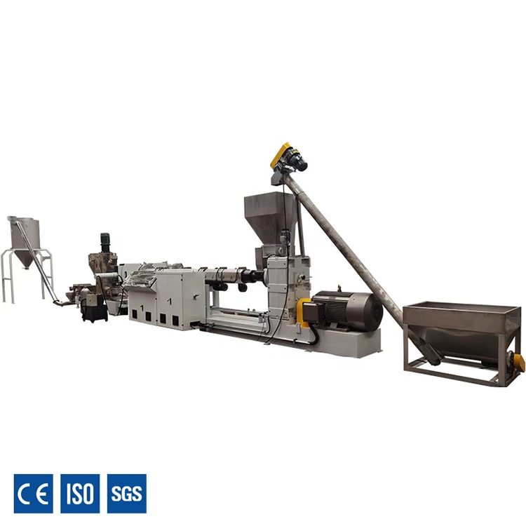 Ruian PP PE Pellet Making Granulator Machine,Plastic Recycling Pelletizing Extruder Machine Line