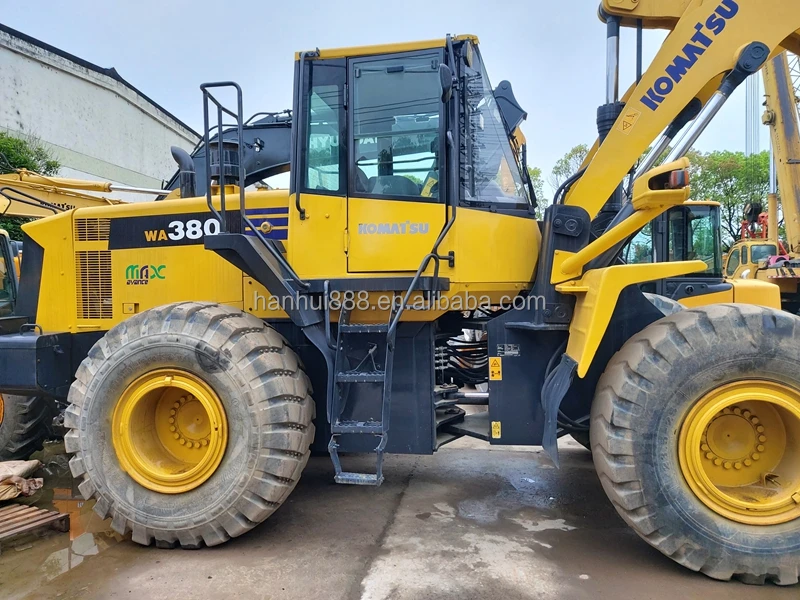 good performance In Stock  komatsu WA380-6 Loader Used Wheel Loader construction machine Komatsu WA380-3 wheel 380 Front loader