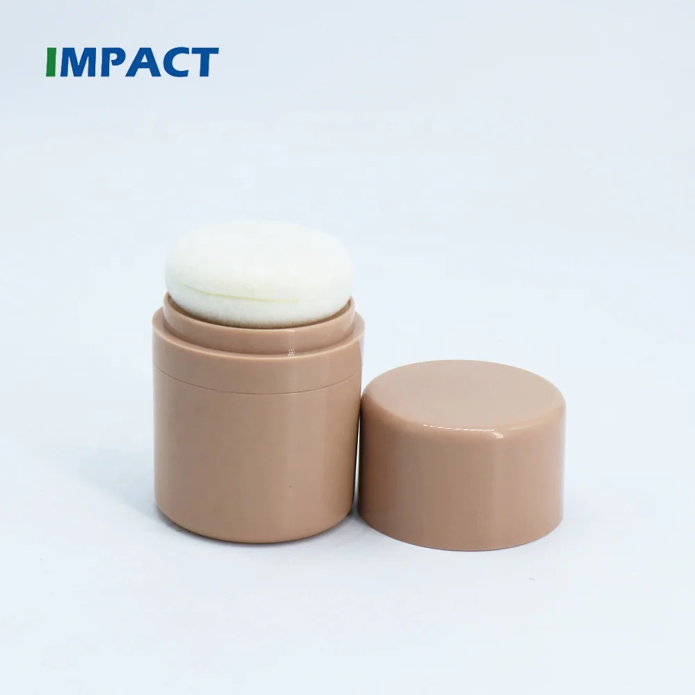 Pink Loose Powder Jar with Sponge