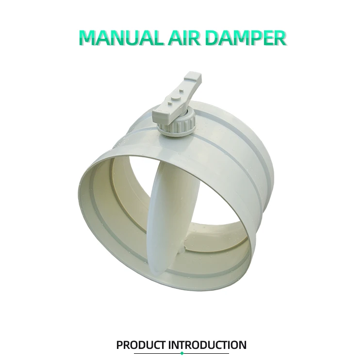 pp plastic pipe fittings air flow control valve for ventilation