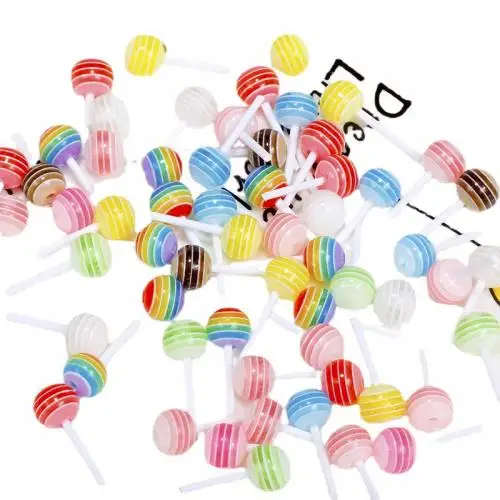 candy charms diy phone charms Decoration Acrylic cabochons mixed colors 8x20mm10x25mm6x15mm 875793