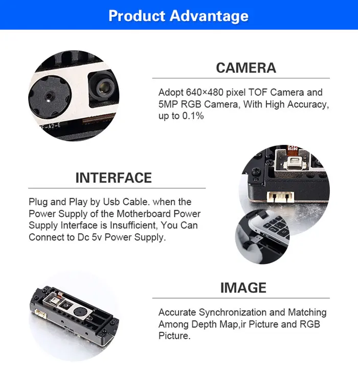 940 mm VCSEL RGB Binocular Living Body Face Recognition Camera Module