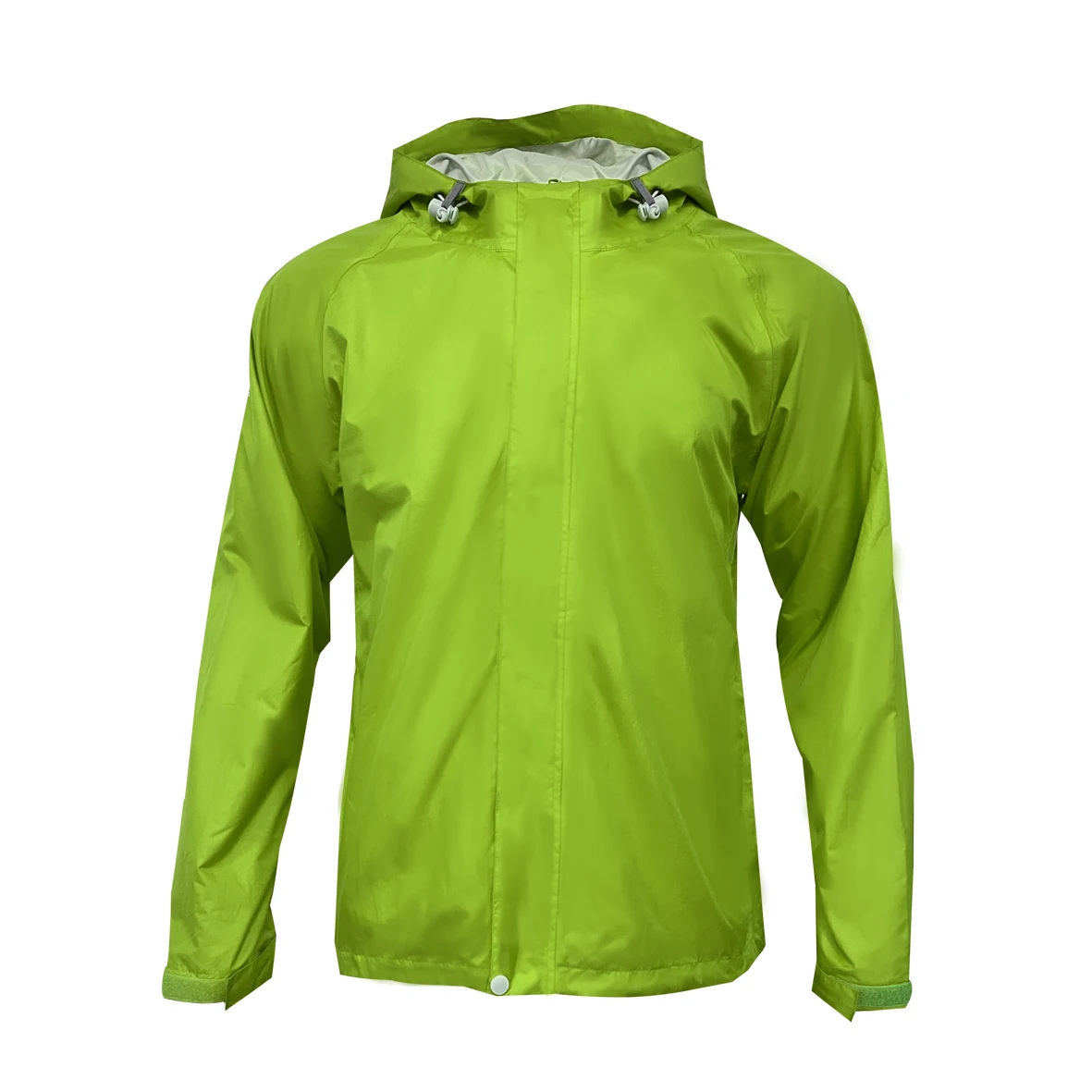 Waterproof raincoat men raincoat polyester rain jacket with pouch bag