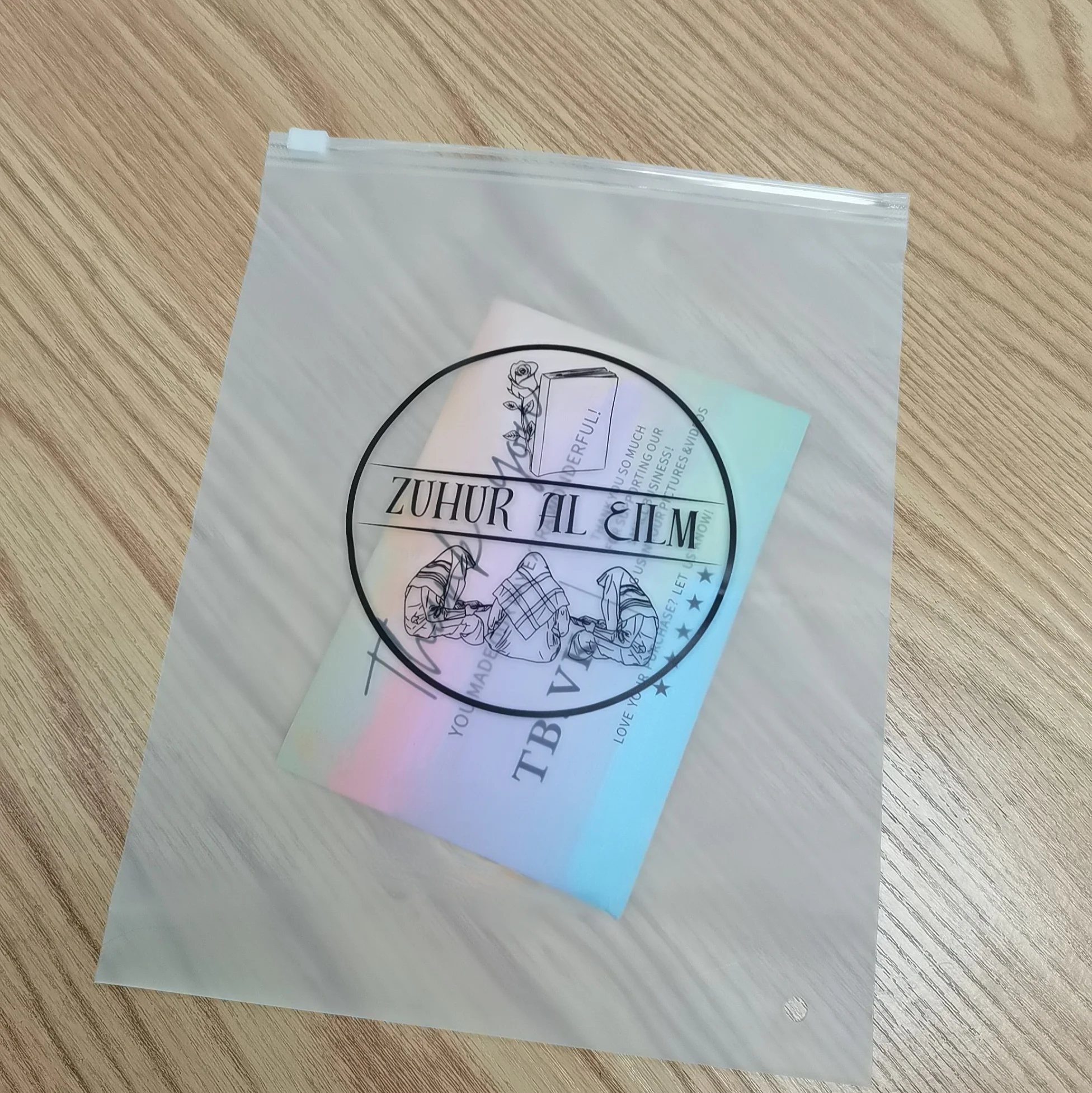 Customized EVA frosted zipper plastic bags for clothing packaging plastic bags for frosted zipper lock bag