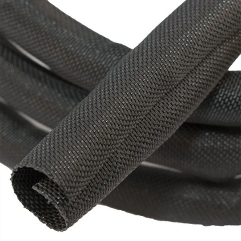 13mm Self Closing Cable Management Cord Sleeve and Organizer Cover