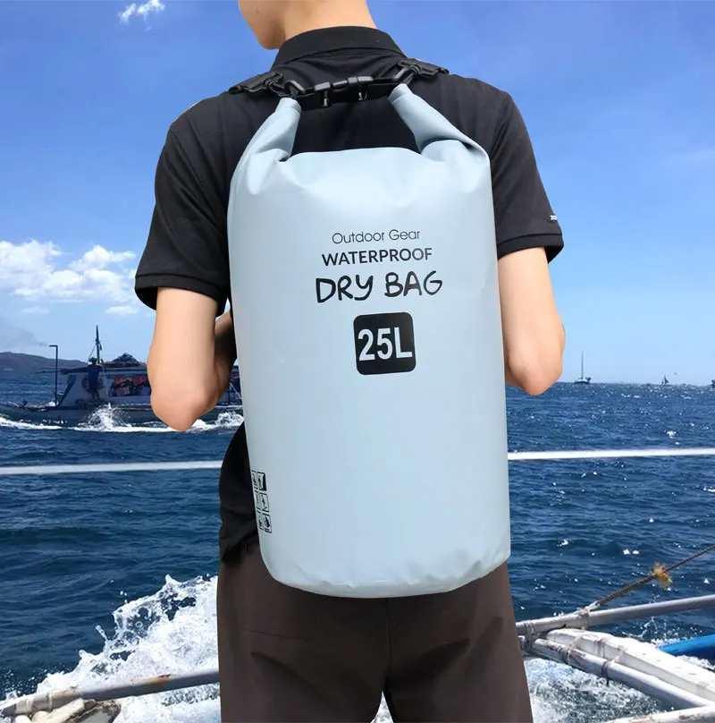 Customer Logo PVC tarpaulin Survival Backpack Water Sport Waterproof Dry Bag